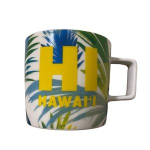 STARBUCKS 2016 HI Hawaii Tropical Yellow Starbucks Coffee Mug Cup 14 oz.
